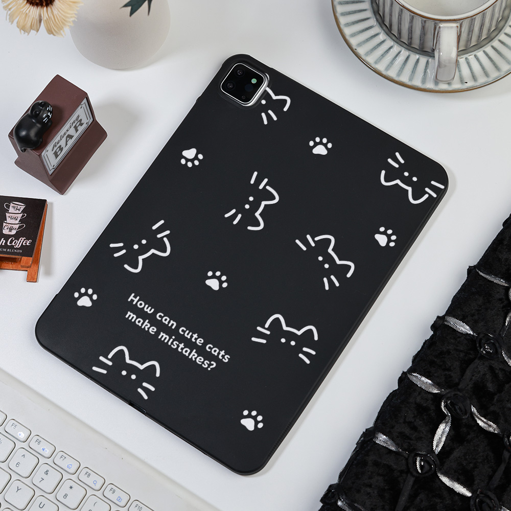 Poco Tablet Accessories - Estetyczne, proste, białe etui z motywem