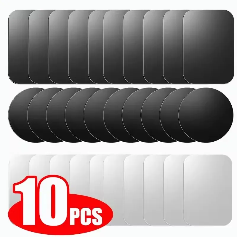 Car Accessories Tablet Holder - 5/10 szt. Magnetyczna metalowa płytka do