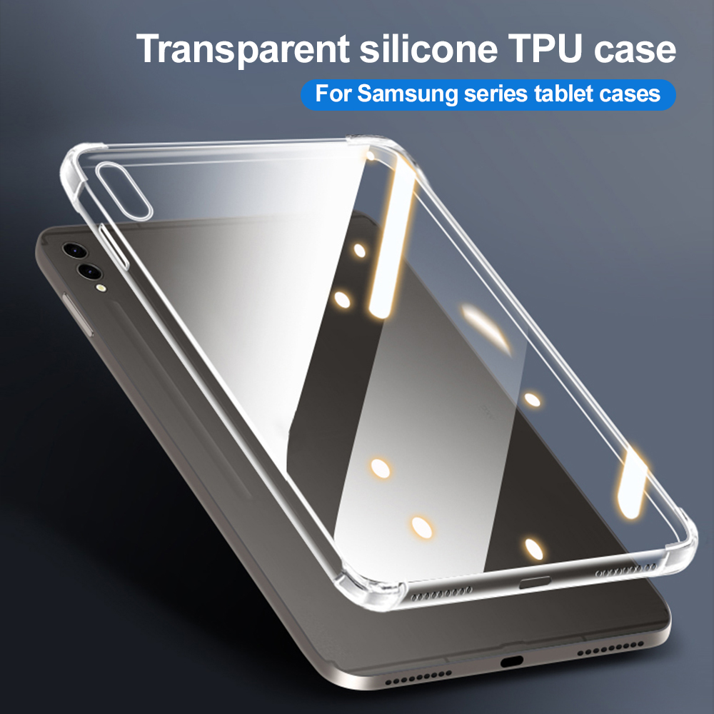 Samsung Tablet A9 Accessories - Silikonowe przezroczyste etui na Samsung Galaxy