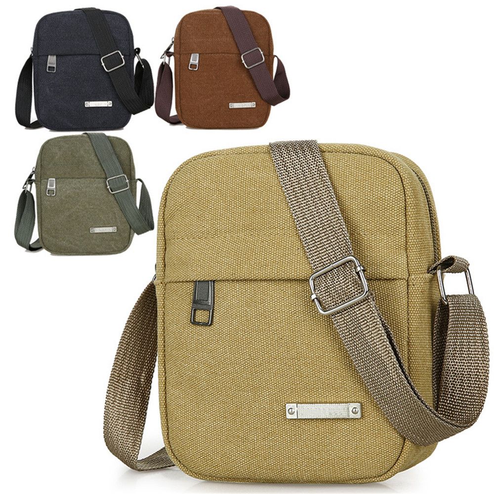 Tablet Shoulder Bag - Nowy styl Casual płócienna torba męska