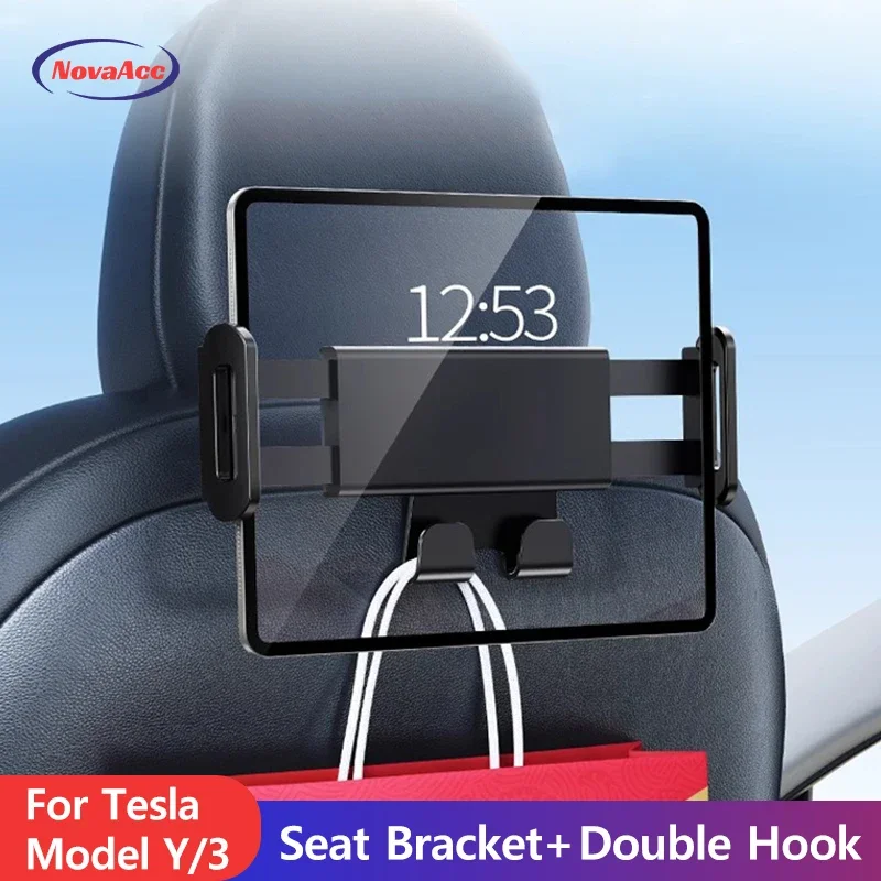 Tablet And Accessories Bag - Uchwyt na zagłówek samochodowy do Tesla