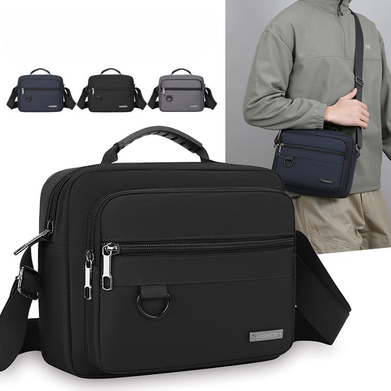 Tablet Shoulder Bag - Męska biznesowa torba na ramię z