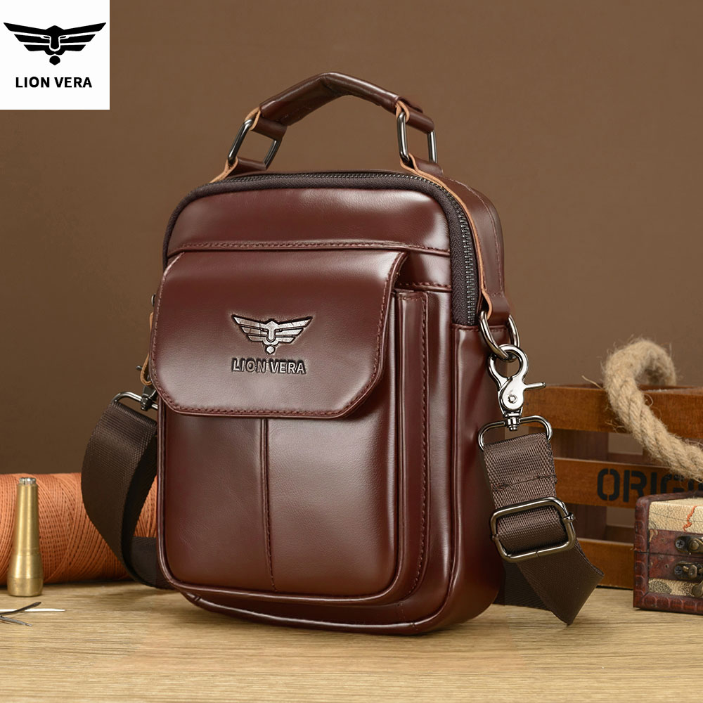 Tablet Shoulder Bag - Torba męska na ramię LION VERA