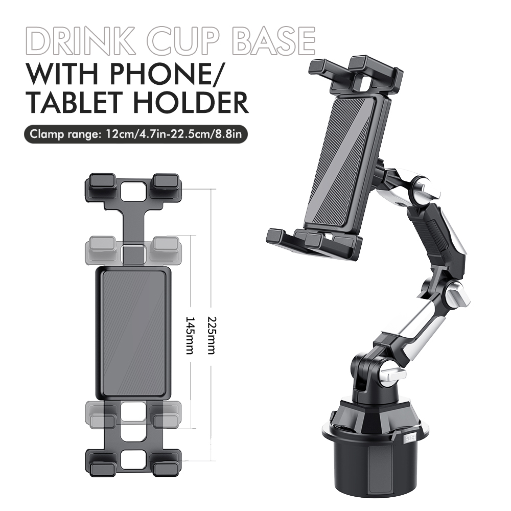 Car Accessories Tablet Holder - Uniwersalny uchwyt samochodowy na kubek, uchwyt
