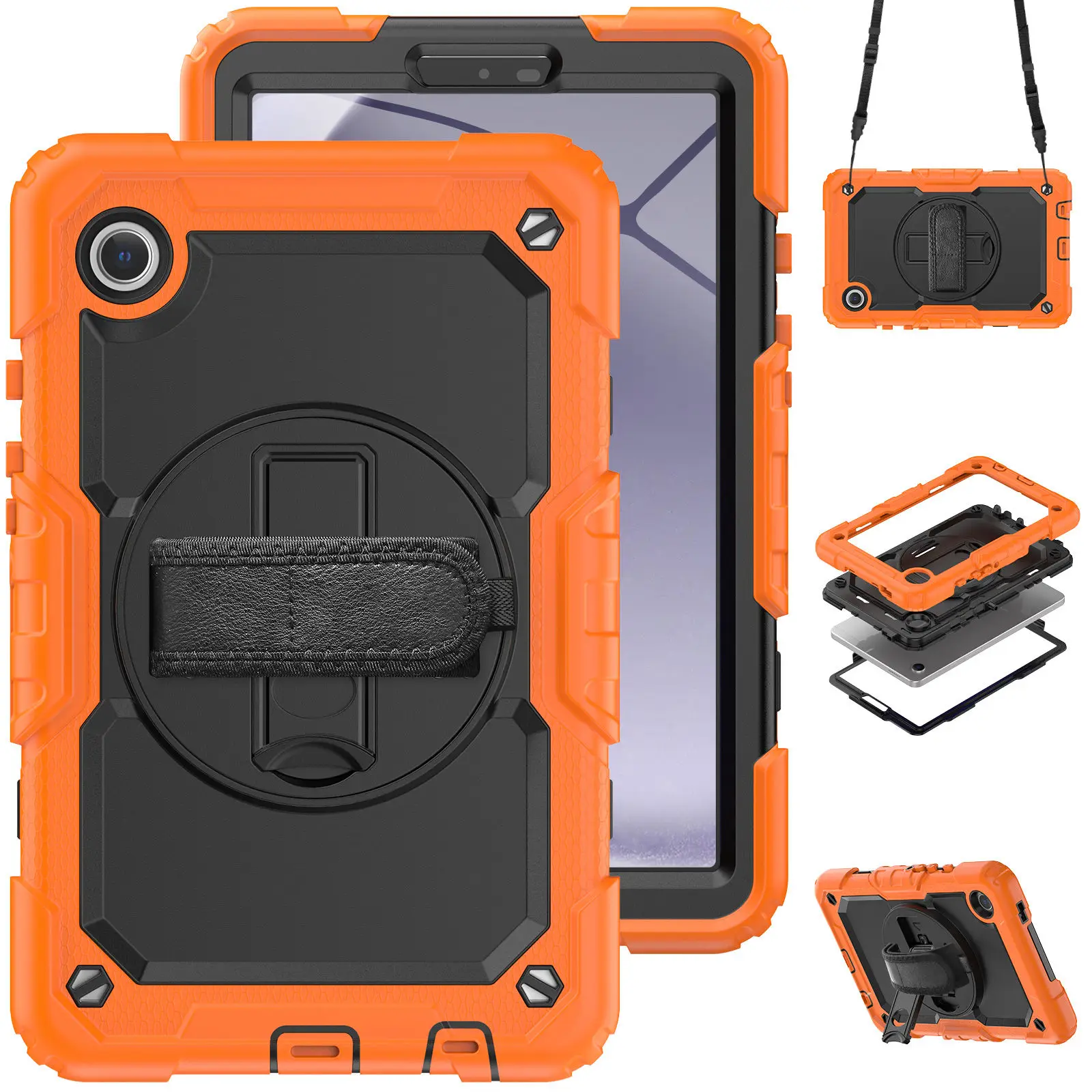 Samsung Tablet A9 Accessories - Etui ochronne z silikonu, odporne na