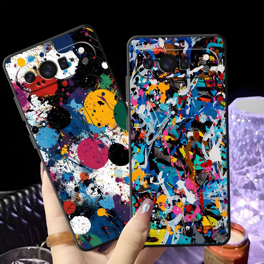 Google Pixel 9 Pro - Etui na telefon Funda z abstrakcyjnym