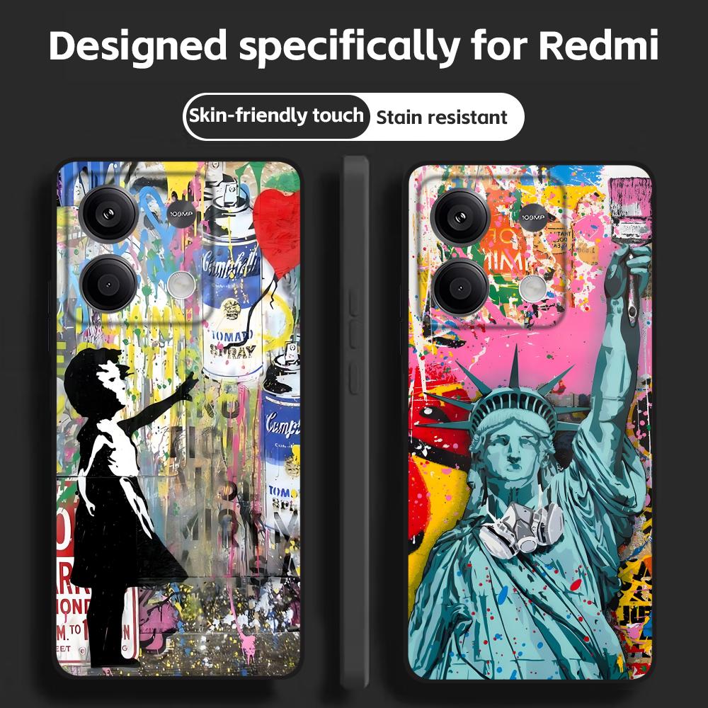 Etui na telefon Banksy Graffit – Xiaomi Redmi Note 14 recenzja i cena