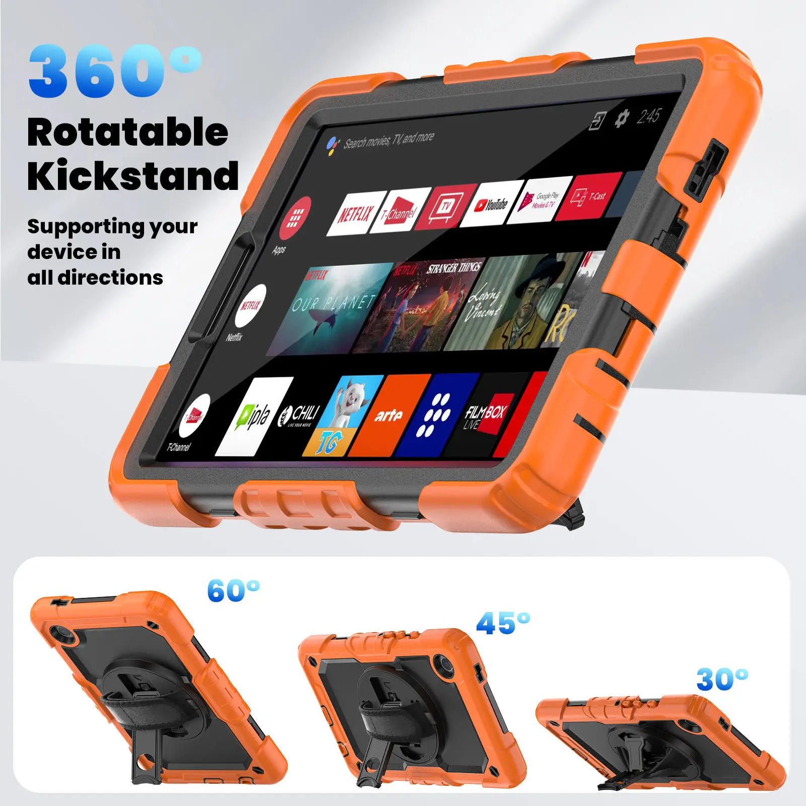 Etui ochronne z silikonu, odpo – Samsung Tablet A9 Accessories recenzja i cena
